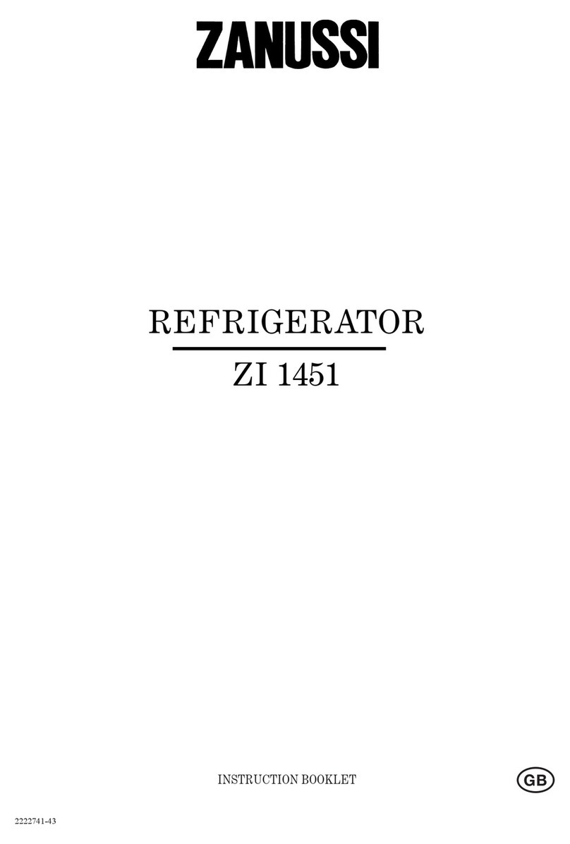 Zanussi ZI 1451 Instruction booklet
