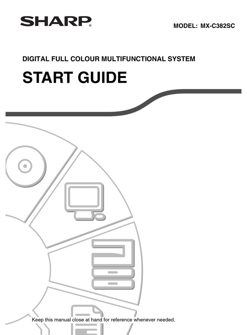 Sharp MX-C382SC Guide Sharp MX-C382SC Guide