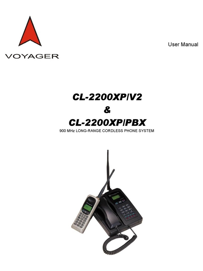 Voyager CL-2200XP/V2 user manual