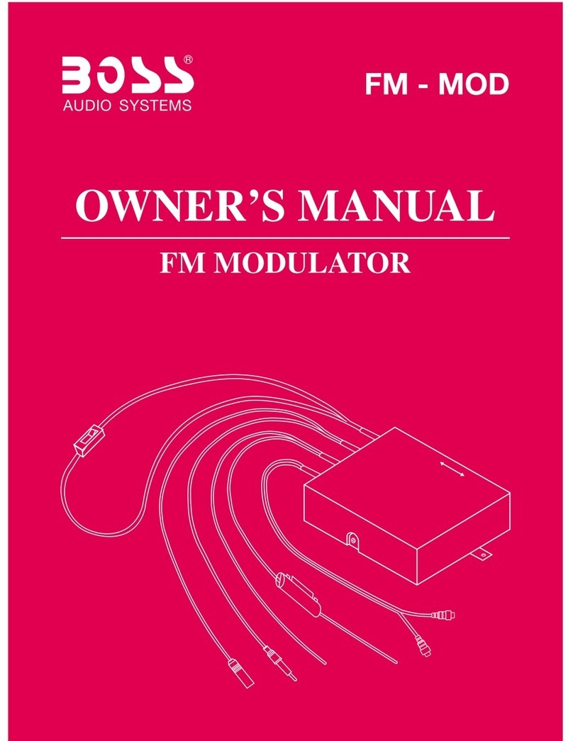 Boss Audio Systems FM - MOD User manual