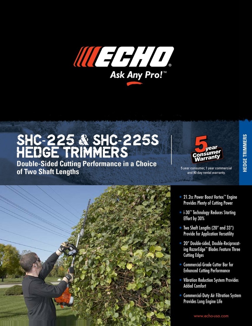 Echo SHC-225 User manual