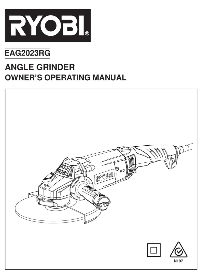 Ryobi EAG2023RG Owner's operating manual