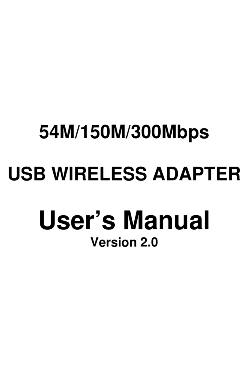 Panda Wireless 54Mbps User manual