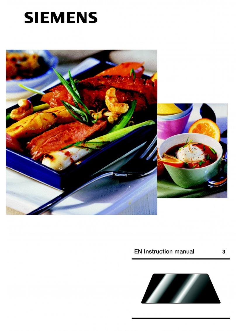 Siemens Gas hob User manual