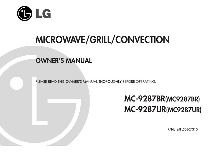 LG MC-9287BR owner's manual