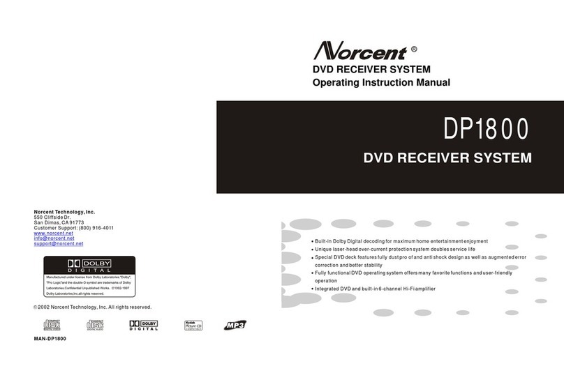 Norcent DP1800 Operating instructions manual