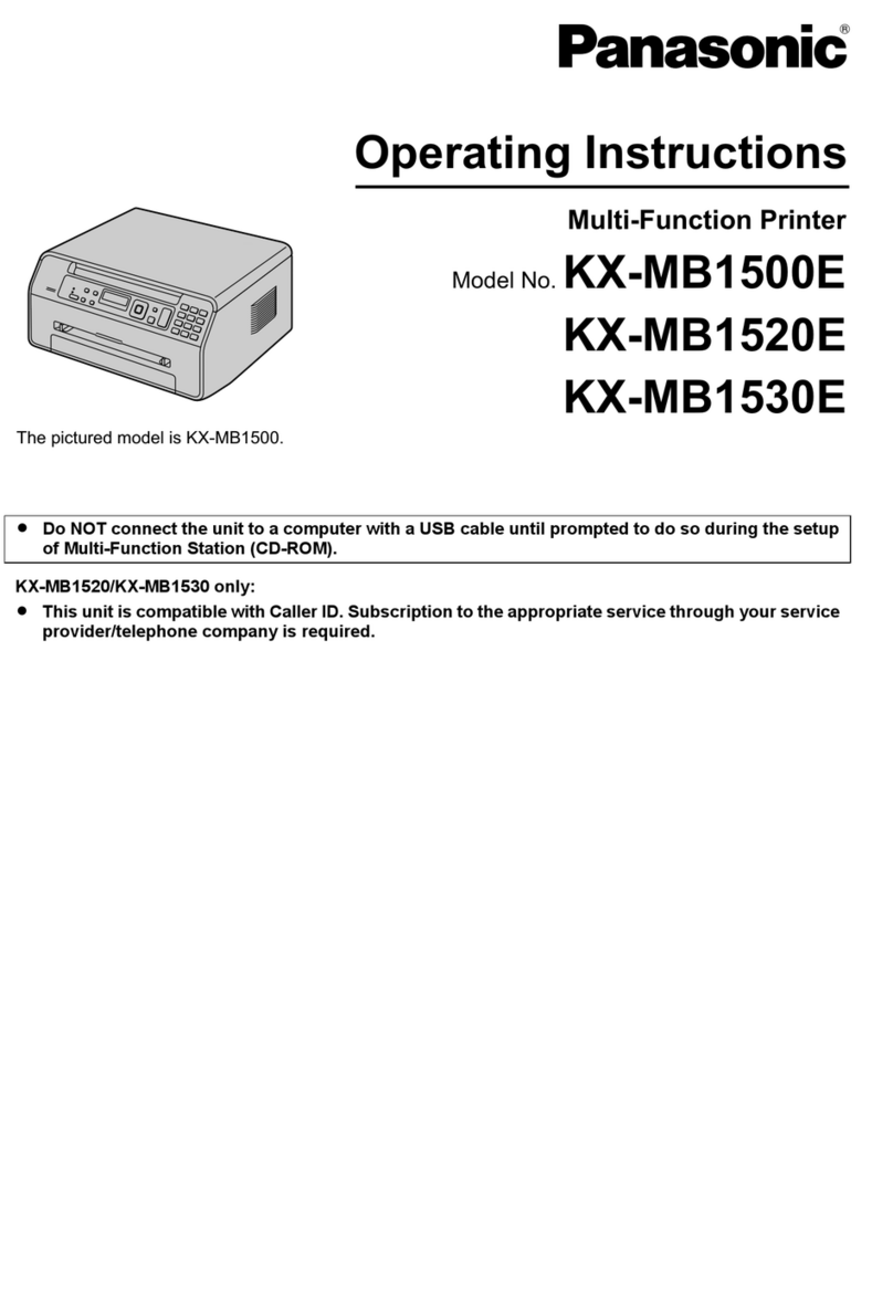 Panasonic KX-MB1530E operating instructions