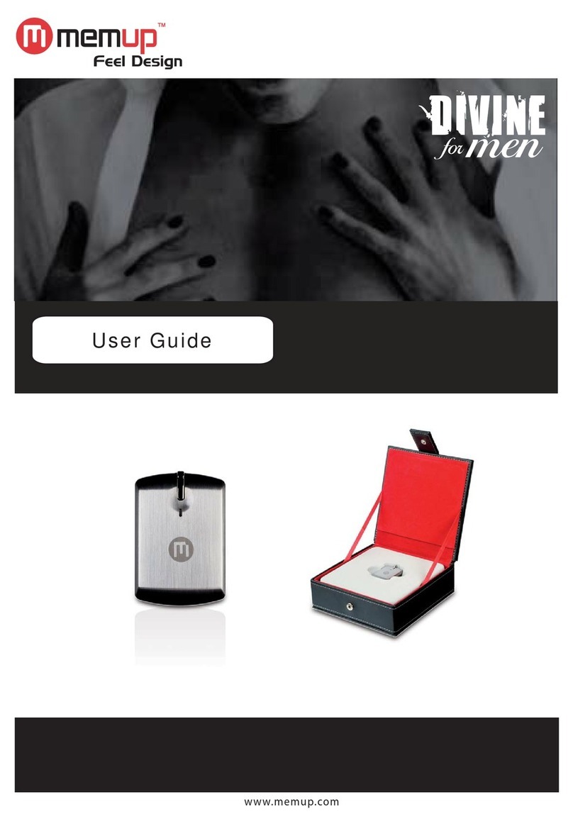 MEMUP DIVINE FOR MEN User manual