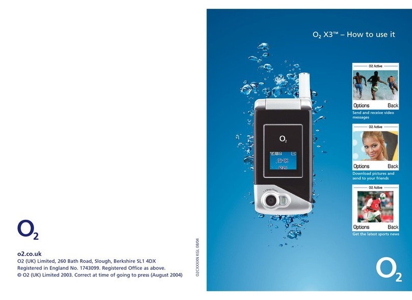O2 X3 Operating instructions