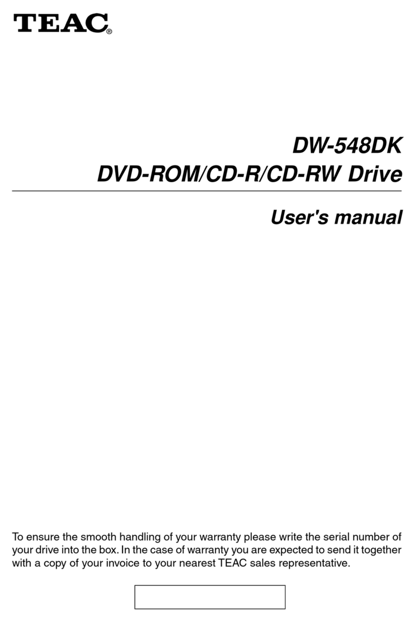 Teac DW-548DK User manual