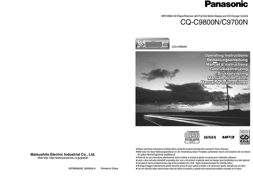 Panasonic CQ-C9700N User manual