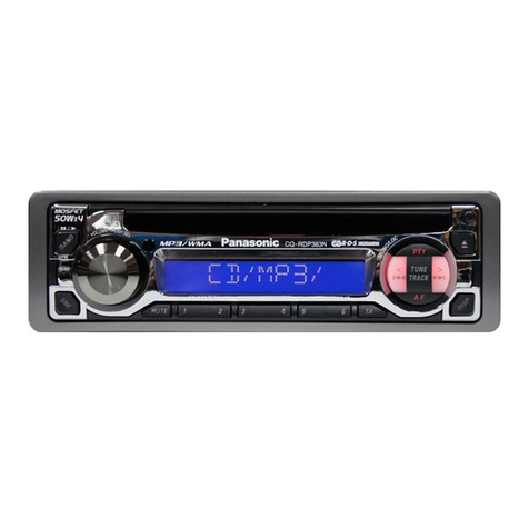 Panasonic CQ-RDP383N operating instructions