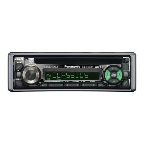 Panasonic CQ-C1300AN operating instructions