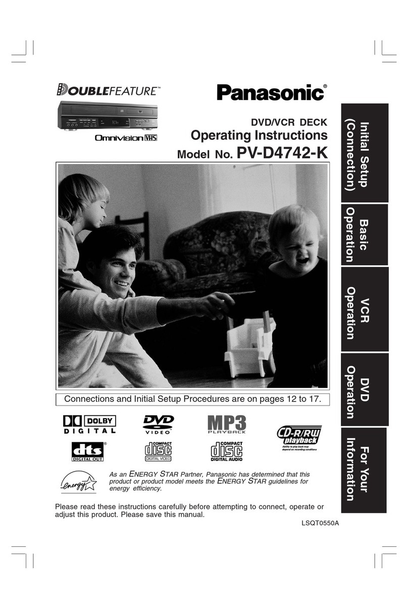 Panasonic PV-D4742-K operating instructions