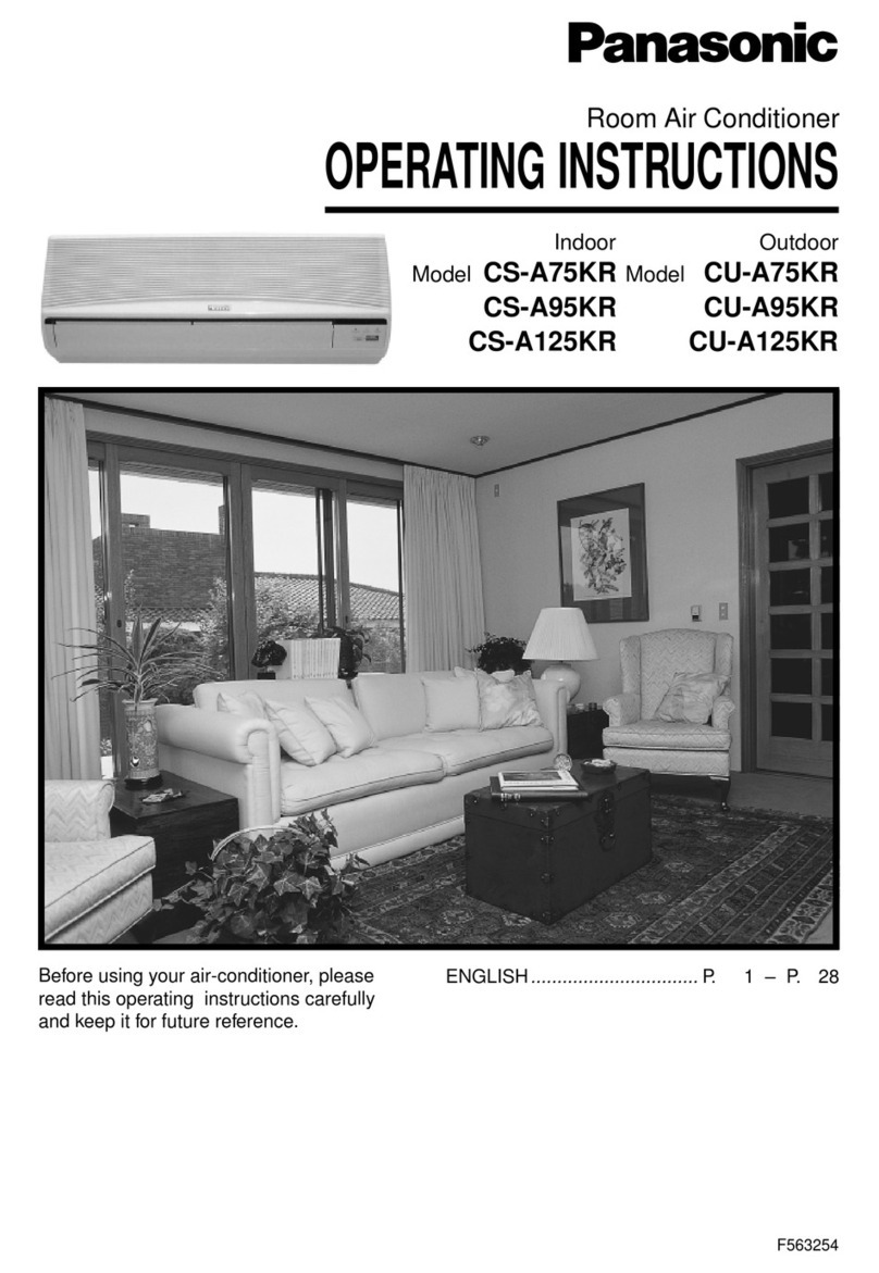 Panasonic CS-A75KR User manual Panasonic CS-A75KR User manual