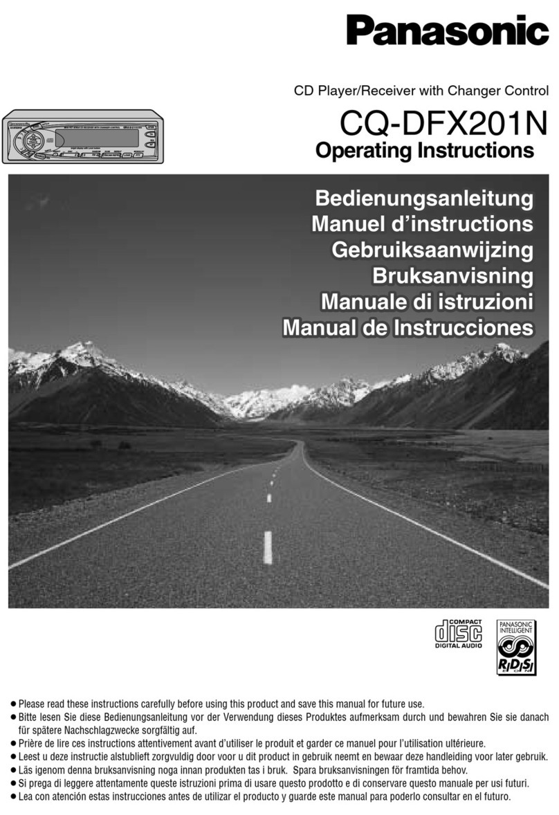 Panasonic CQ-DFX201N User manual