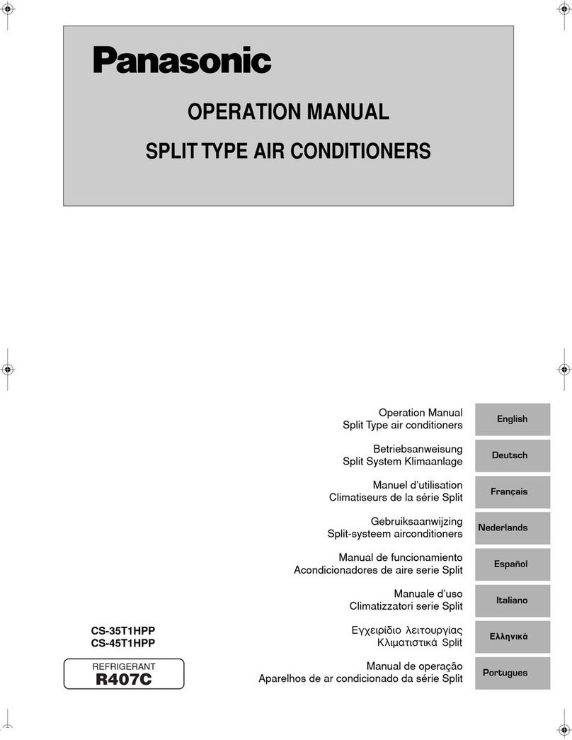 Panasonic CS-35T1HPP Instruction Manual Panasonic CS-35T1HPP Instruction Manual