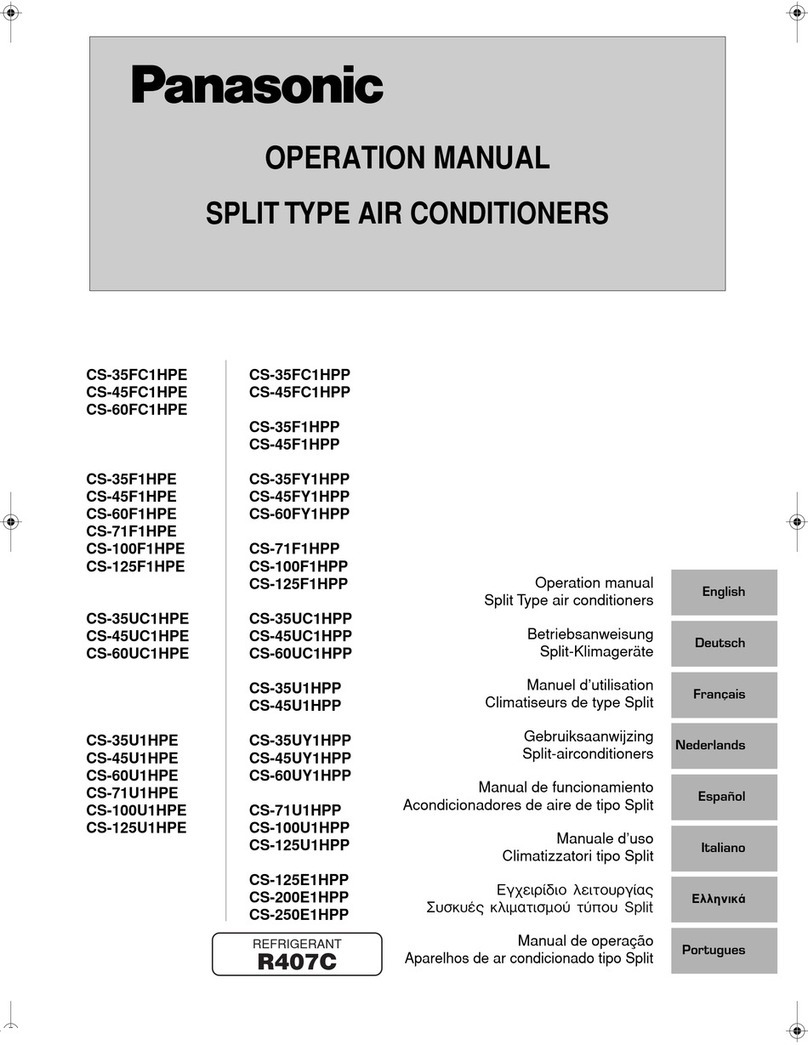 Panasonic CS-35FC1HPE Instruction Manual