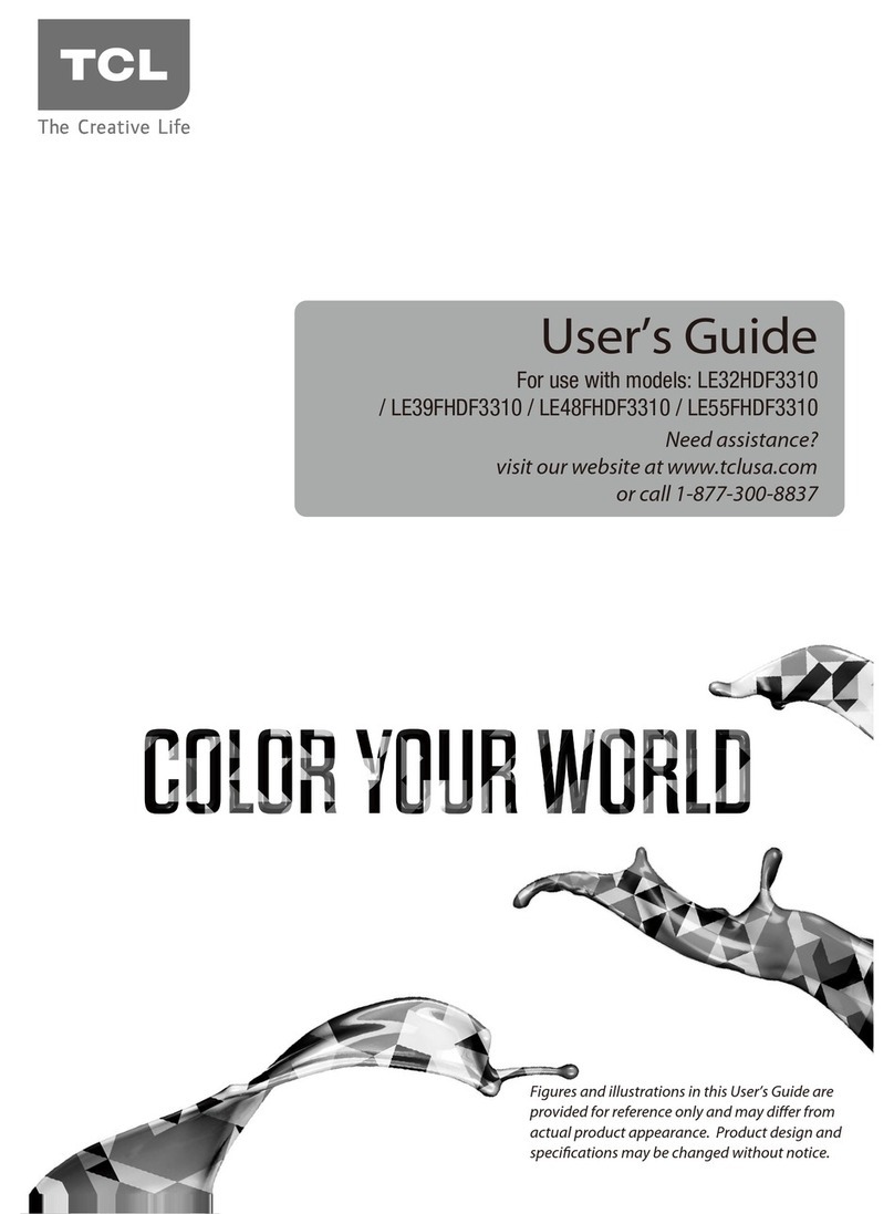 TCL LE32HDF3310 User manual