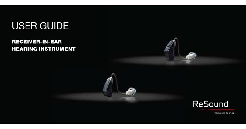 ReSound Receiver-in-ear Hearing Instrument user guide