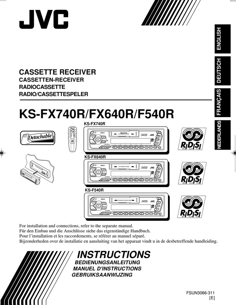 JVC KS-F540R User manual