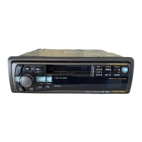Alpine TDA-7563 User manual
