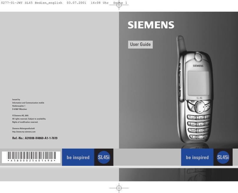 Siemens SL45i user guide