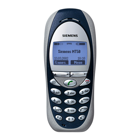 Siemens MT50 User manual Siemens MT50 User manual