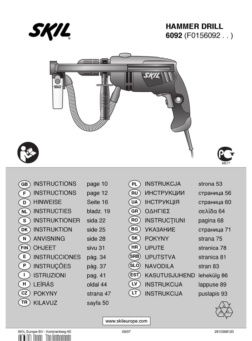 Skil 6092 User manual