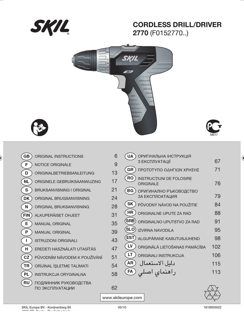 Skil 2770 instructions