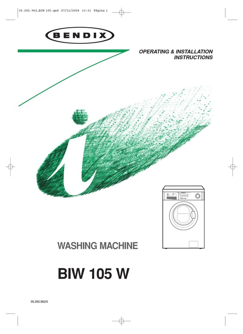 Tricity Bendix BIW 105 W Product guide Tricity Bendix BIW 105 W Product guide