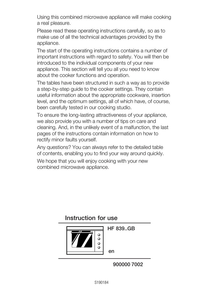 Siemens HF 839 Series User manual