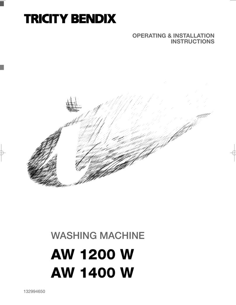 Tricity Bendix AW 1200 W Product guide