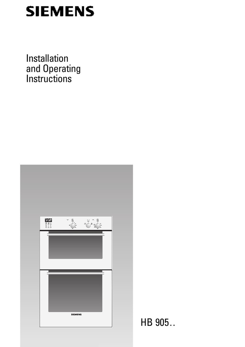 Siemens HB 905 Series User manual