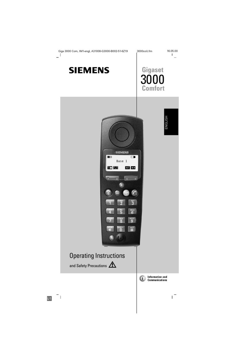Gigaset Gigaset 3000 Comfort User manual