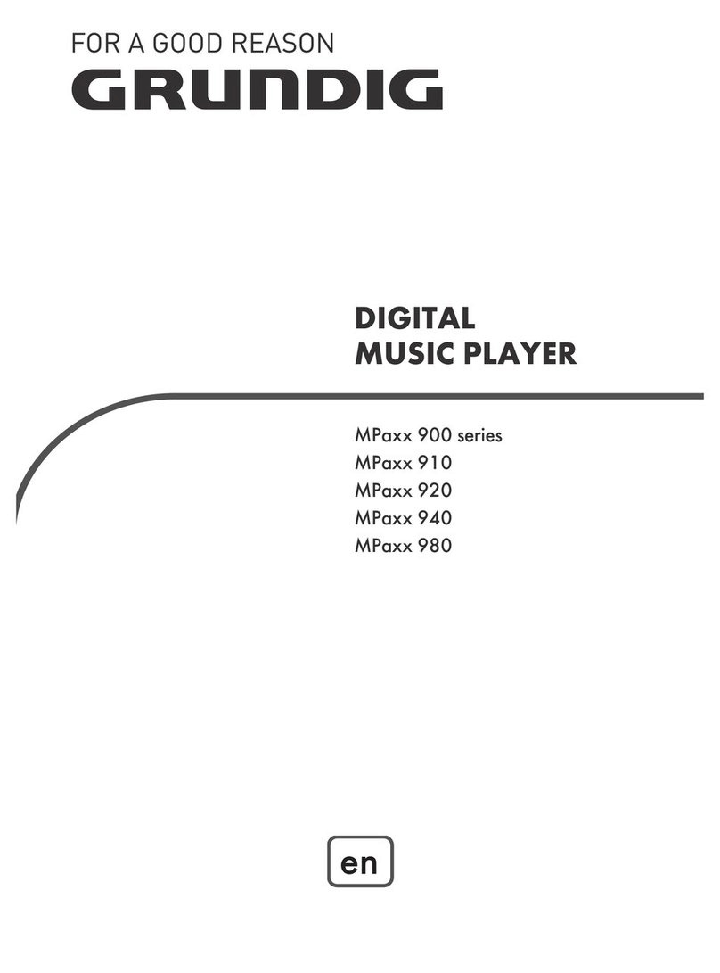 Grundig MPaxx 910 User manual