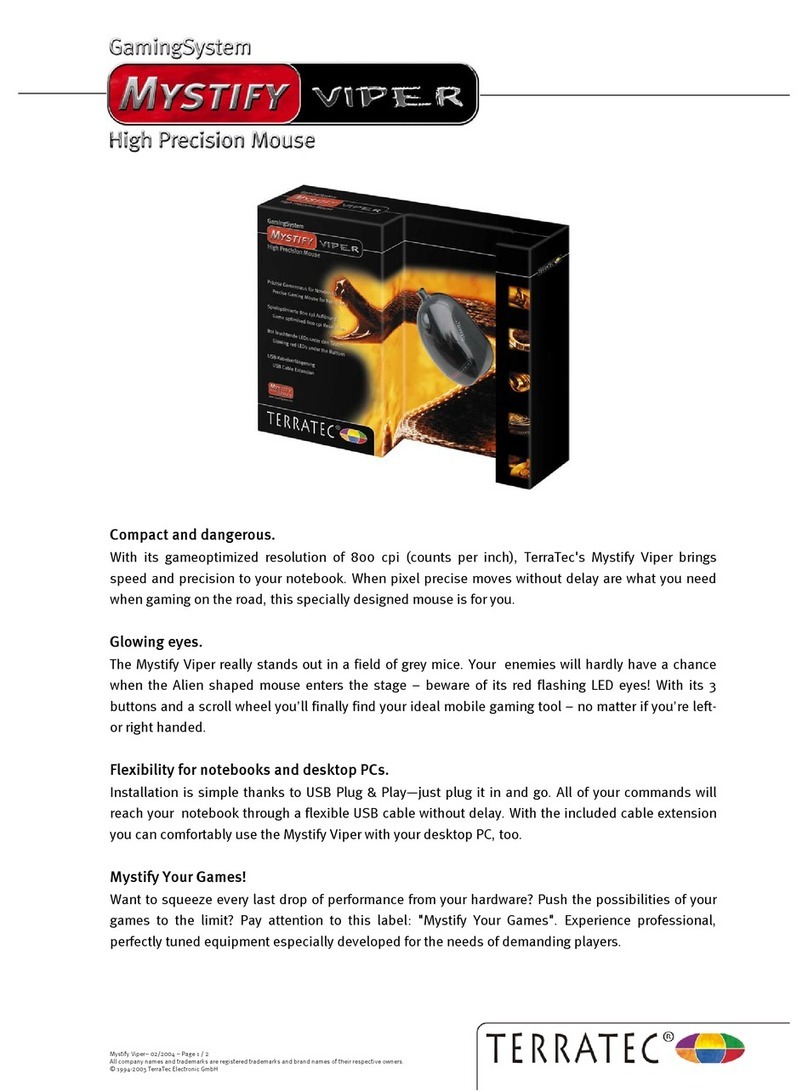 TerraTec Mystify Viper User manual