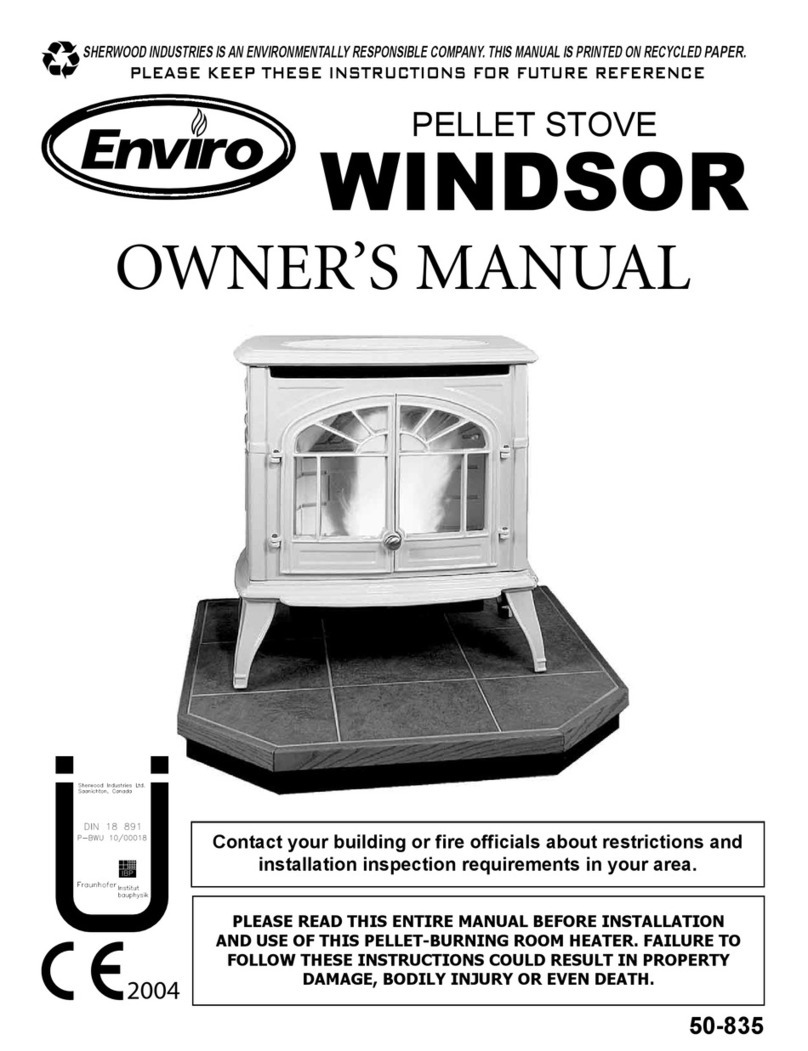 Enviro WINDSOR owner's manual