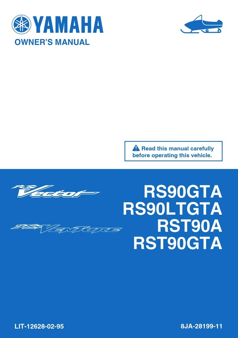 Yamaha Vector RS90GTA owner's manual