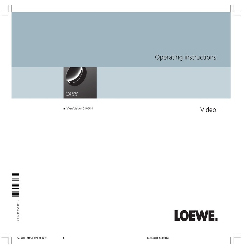Loewe ViewVision 8106 H User manual
