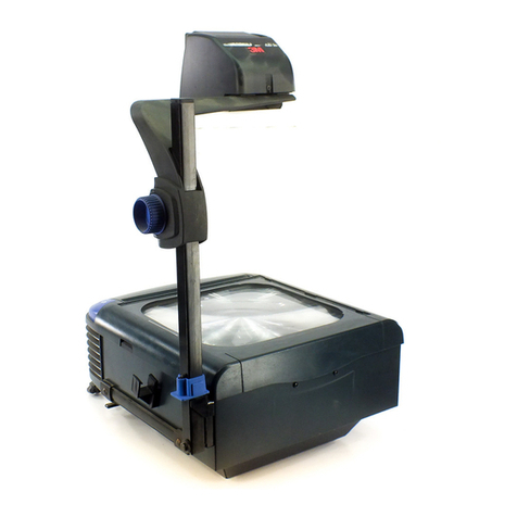 3M Overhead Projector 1800 Series Illustrated parts breakdown