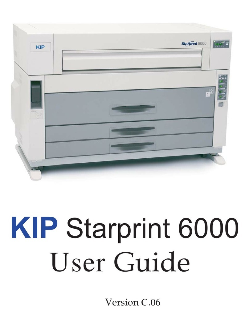 KIP STARPRINT 6000 User manual