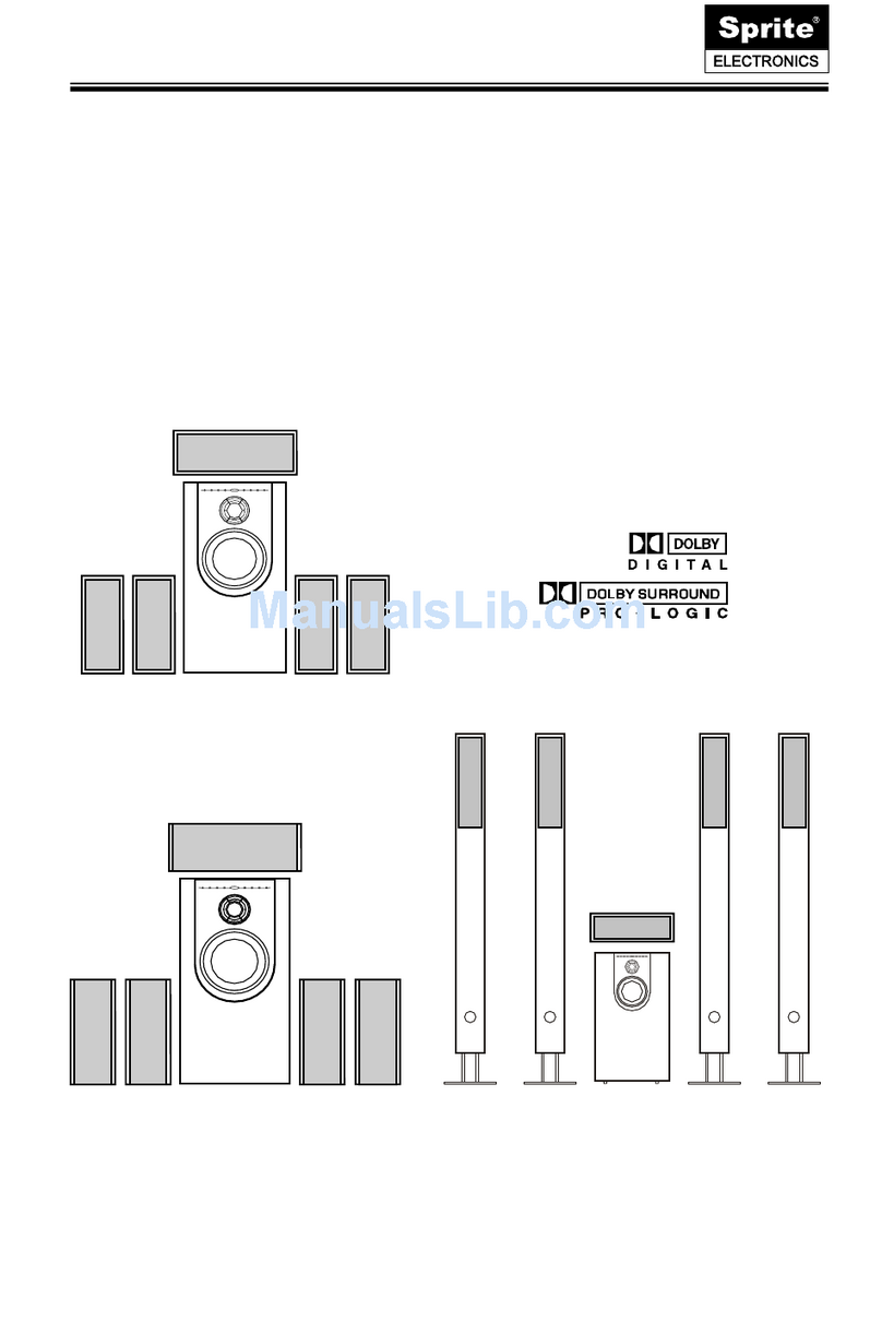 Sprite Electronics SAM-8300D owner's manual