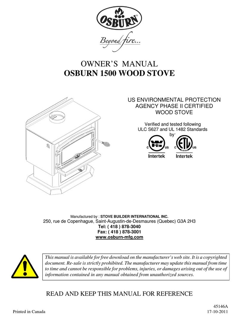 Osburn 1500 User manual