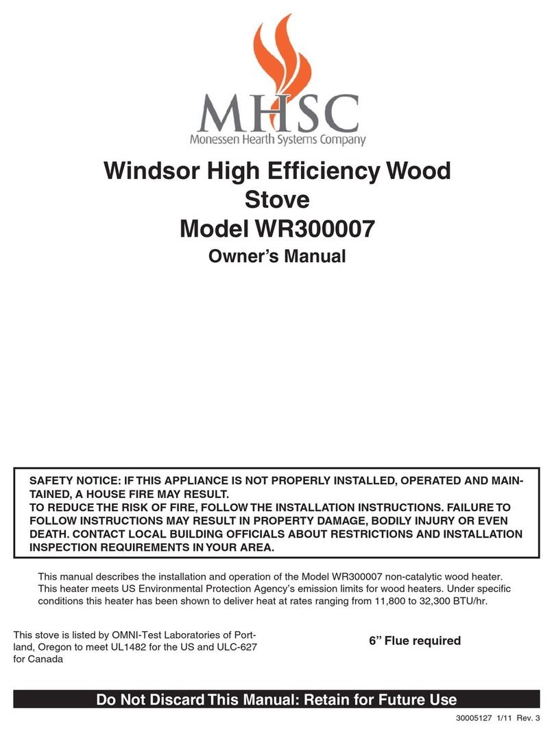 MHSC Windsor WR300007 User manual