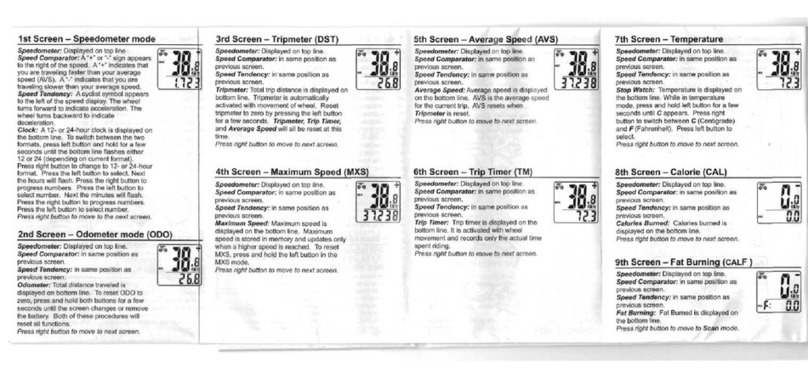 Schwinn 17 Functions instruction manual