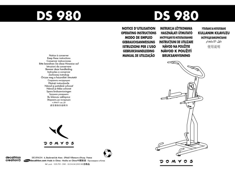 Domyos DS 980 User manual