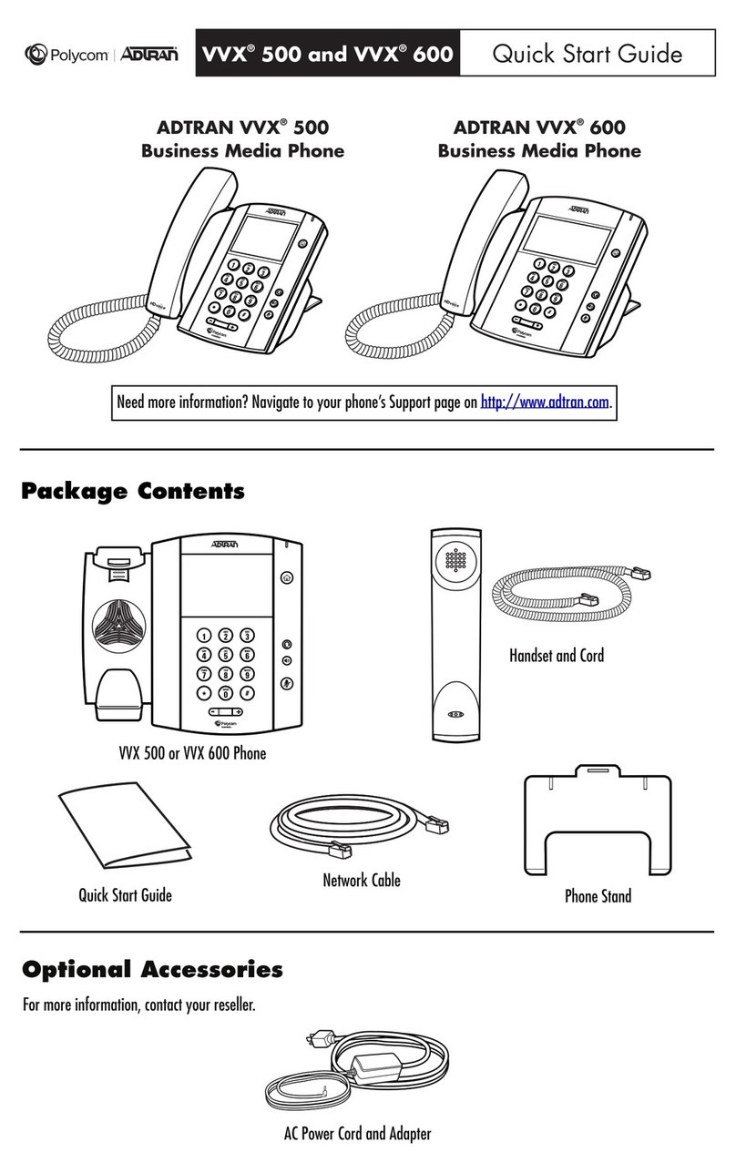ADTRAN VVX 500 quick start guide