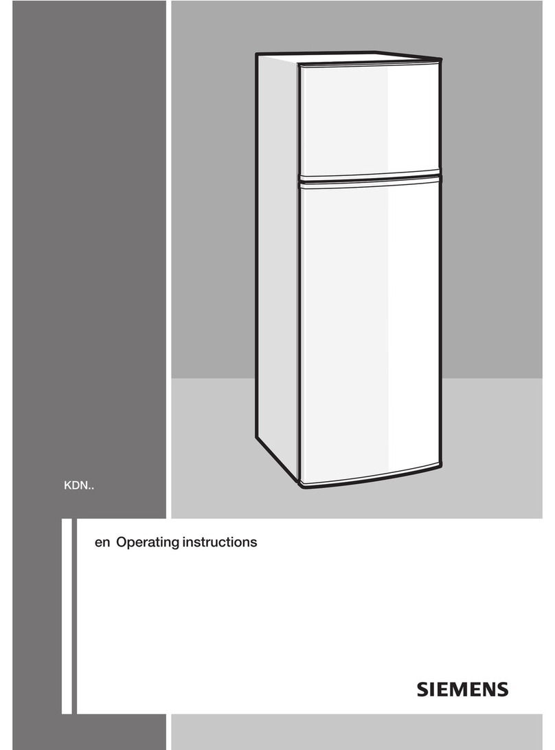 Siemens KDN Series operating instructions
