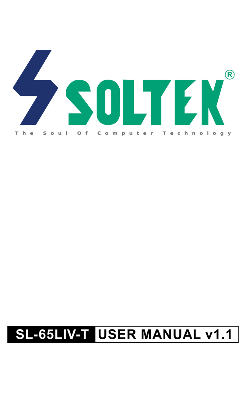 SOLTEK SL-65LIV-T User manual